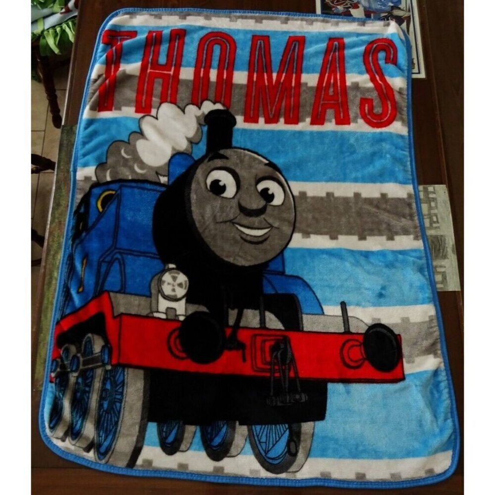 Thomas the Train Fleece Blanket Throw Soft Plush Kids